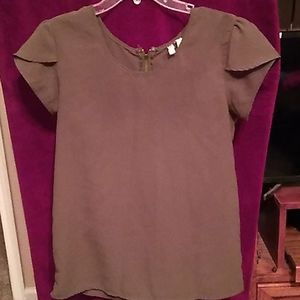 Summer top Army green 100% polyester